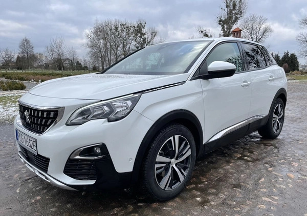 Peugeot 3008 cena 76500 przebieg: 107000, rok produkcji 2017 z Miechów małe 562